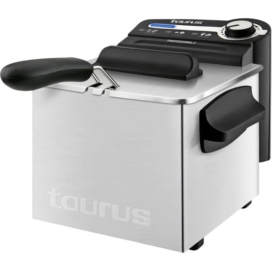 TAURUS PROFESSIONAL 2 PLUS 1700 W 2 L Ασημί Φριτέζα Λαδιού image 0