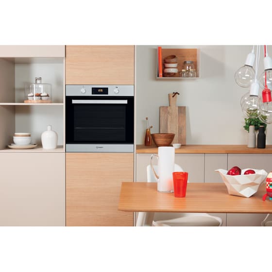 INDESIT IFW6841JHIX & AAR160C 71 Lt Inox Eντοιχιζόμενο Σετ Φούρνος και Εστία image 3