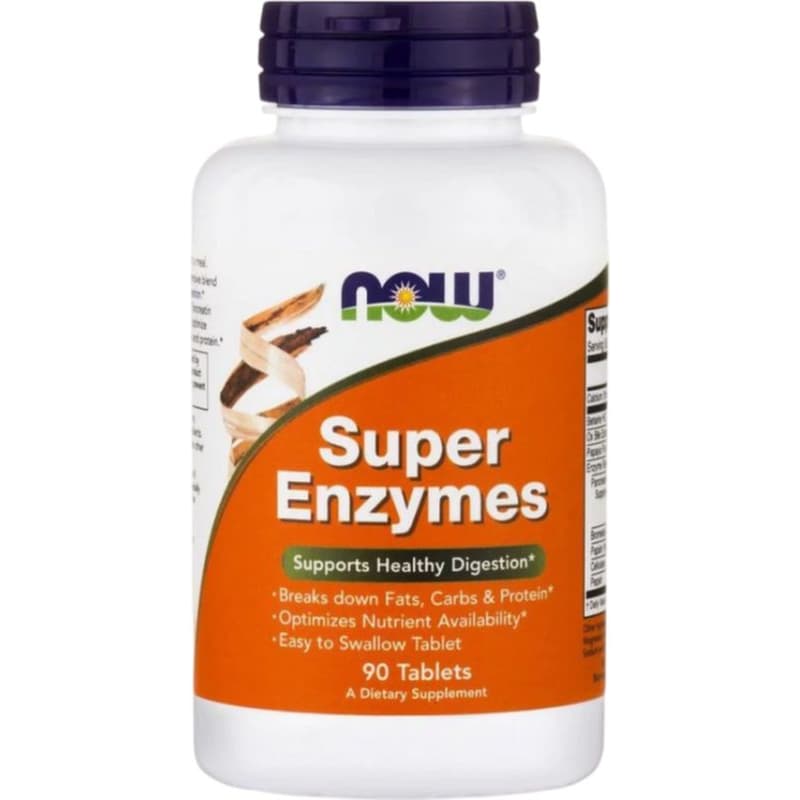 NOW Now - Super Enzymes - 90 Ταμπλέτες