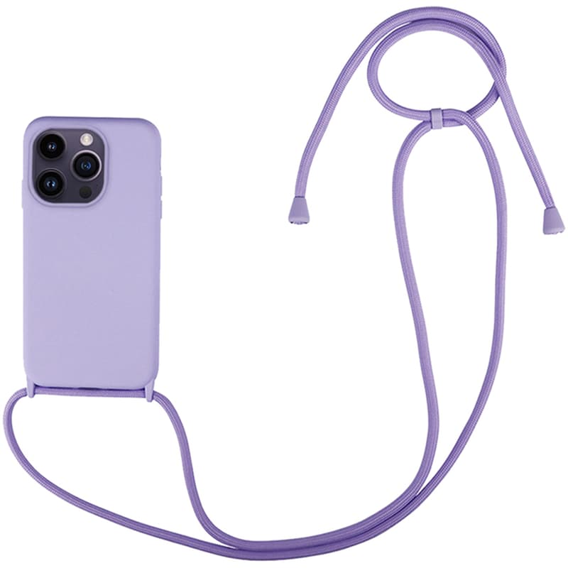 Θήκη Apple iPhone 14 Pro - My Colors CarryHang Strap - Λιλά
