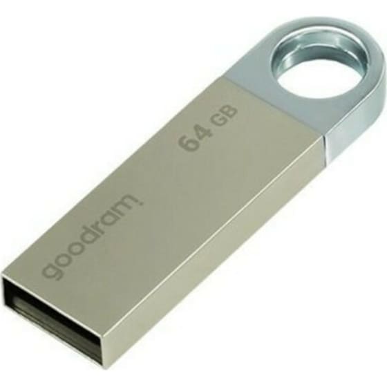 GoodRAM UUN2 64GB USB 2.0 Stick Ασημί image 0