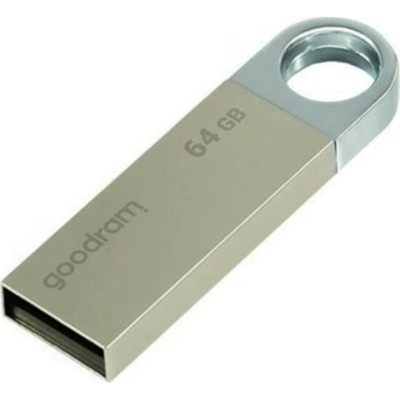 GoodRAM UUN2 64GB USB 2.0 Stick Ασημί GOODRAM