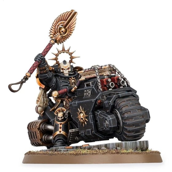 Space Marines: Primaris Chaplain On Bike Warhammer 40k GAMES WORKSHOP image 2