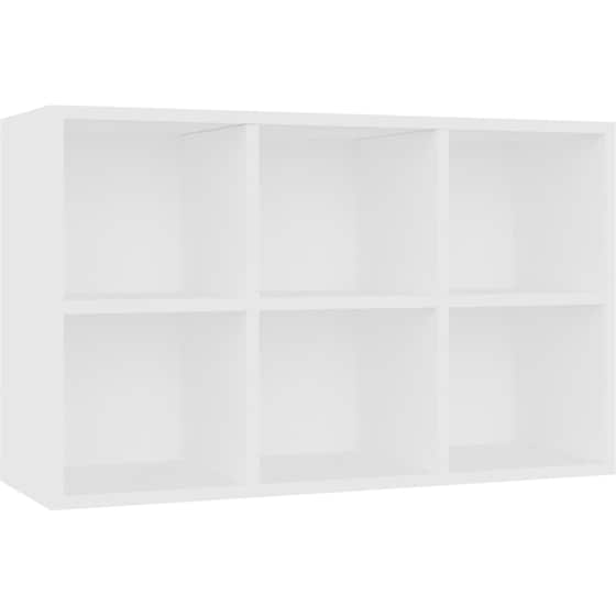Βιβλιοθήκη VidaXL από Ξύλο 66x30x98 cm - Λευκό image 4