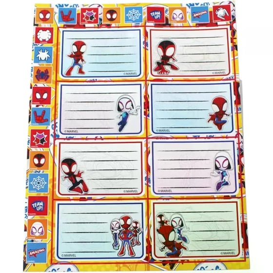 Ετικέτες Gim Hot Stamping Spidey image 1