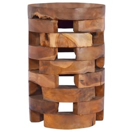 Κομοδίνο Vidaxl Από Μασίφ Ξύλο Teak 30x30x45 cm - Καφέ