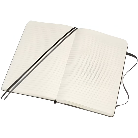 Σημειωματάριο Moleskine Ριγέ Large Μαύρο (1 Τεμάχιο) image 1