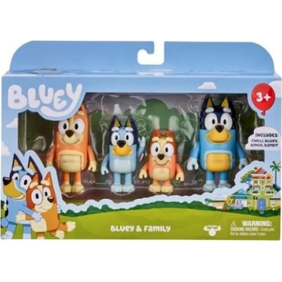 Bluey Φιγούρα 4Pack Bluey and Family (BLY38100) image 0