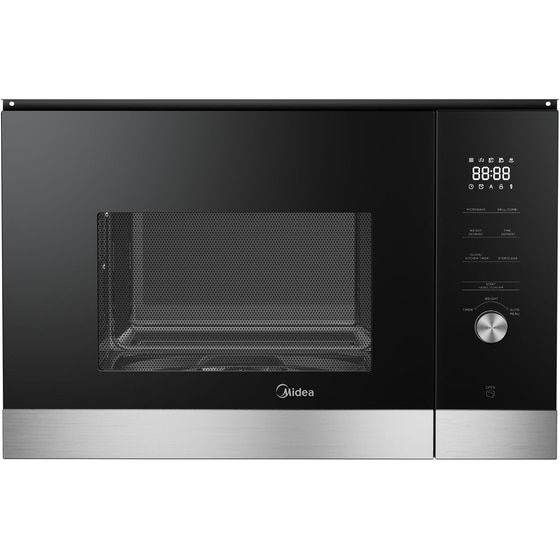 MIDEA MBMTG925E-X 25 Lt Μαύρο/Inox Εντοιχιζόμενος Φούρνος Μικροκυμάτων image 1