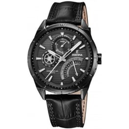 Ρολόι Ανδρικό Festina F16989/1 με Δερμάτινο Λουρί