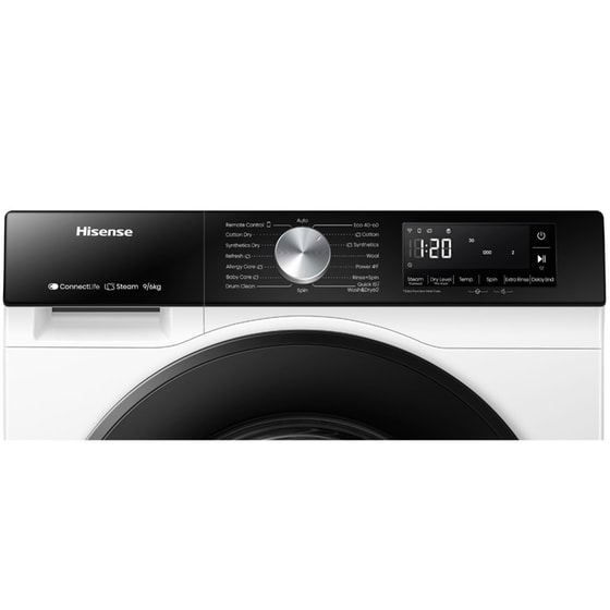 HISENSE WD3S9043BW3 9kg/6kg 1400 Στροφές Λευκό Πλυντήριο Στεγνωτήριο image 5