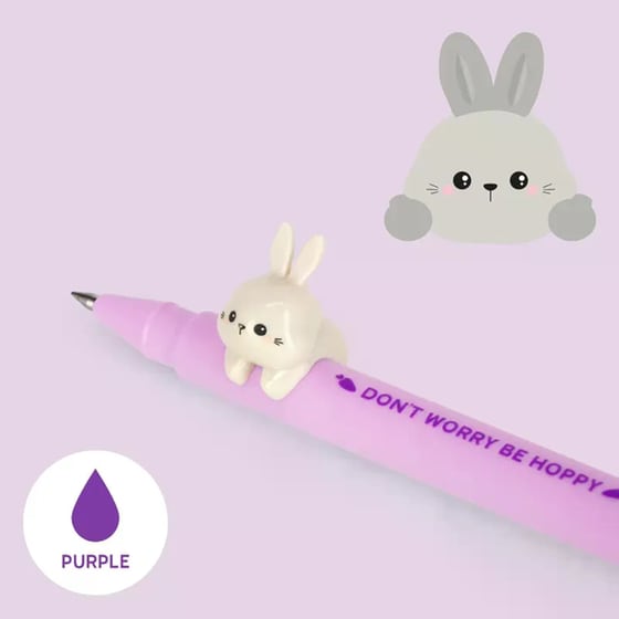 Στυλό Gel Legami Lovely Friends Bunny 0.5 mm Μωβ image 1