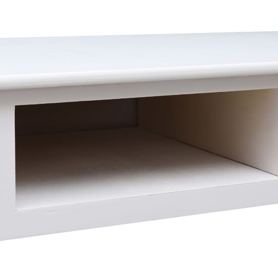 Γραφείο με Συρτάρια VidaXL από Ξύλο 110x45cm - Λευκό image 6
