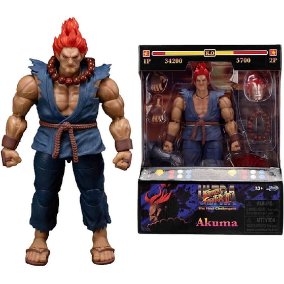 Φιγούρα Jada Ultra Street Fighter II: The Final Challengers Figure 1/12 - Akuma (15cm) image 1