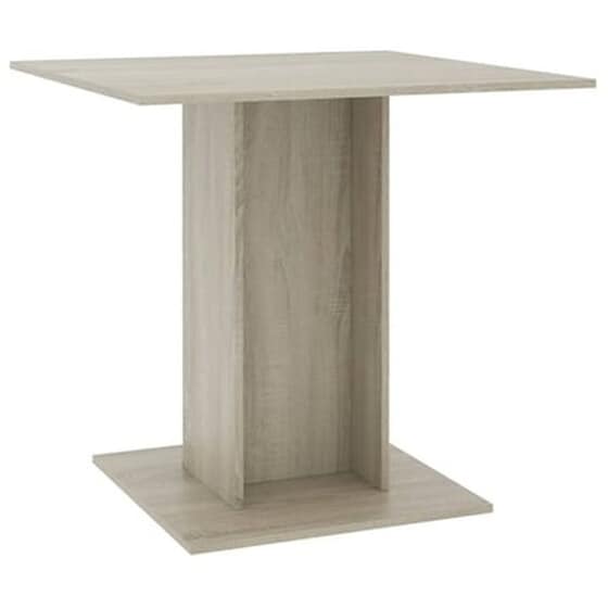 Τραπεζαρία Vidaxl Sonoma Δρυς 80x80x75 cm από Μοριοσανίδα - Μπεζ image 0