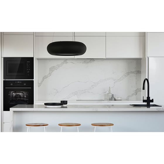 DAVOLINE MWG 8207 BL 20 Lt Μαύρο Εντοιχιζόμενος Φούρνος Μικροκυμάτων image 1