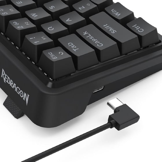 Redragon K709 Gaming Μηχανικό Ενσύρματο USB Πληκτρολόγιο RGB Μαύρο (US) image 1