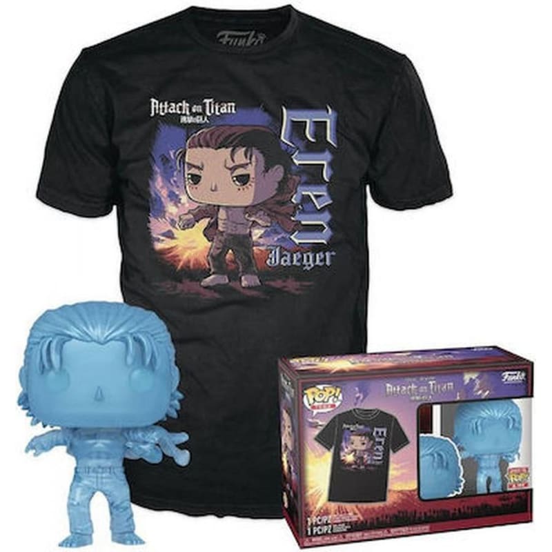 Funko Pop! Tees - Attack on Titan Final Season - Eren Jeager - (Medium)