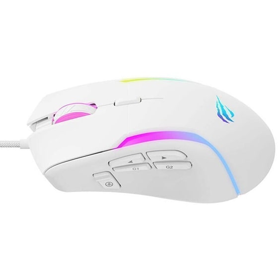 Havit MS1033 RGB Gaming Ενσύρματο Ποντίκι - Λευκό image 1
