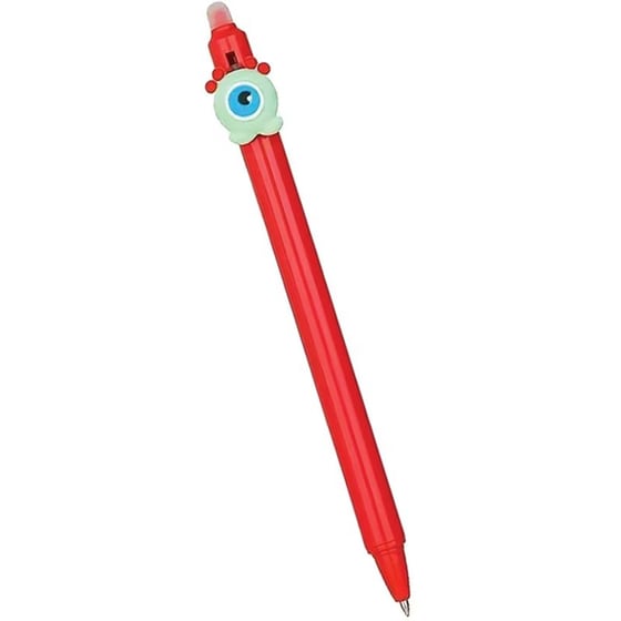 Στυλό Gel GIM Erasable Happy Life Red Monster image 0