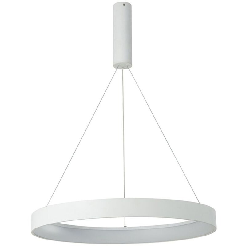 Φωτιστικό Οροφής Led Dimmable Smart Wifi Homelighting Amaya 77-8141 από Αλουμίνιο - Λευκό