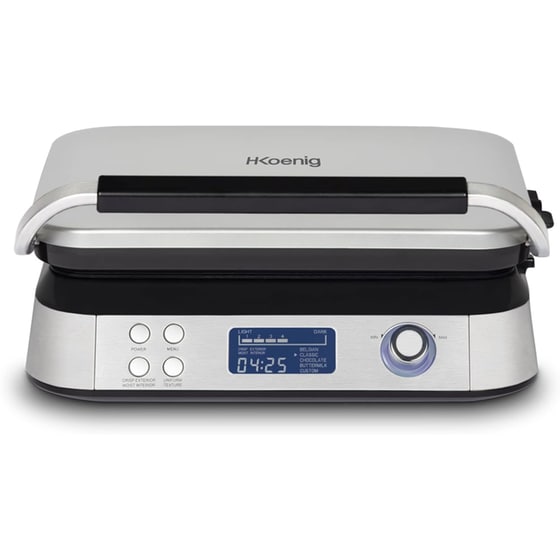Βαφλιέρα H.KOENIG GFX800 2 Θέσεων 1600 W Inox image 0