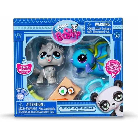 Basic Fun Littlest Pet Shop Collector Set 2 Φιγούρες Με Αξεσουάρ 20 & 24 image 0