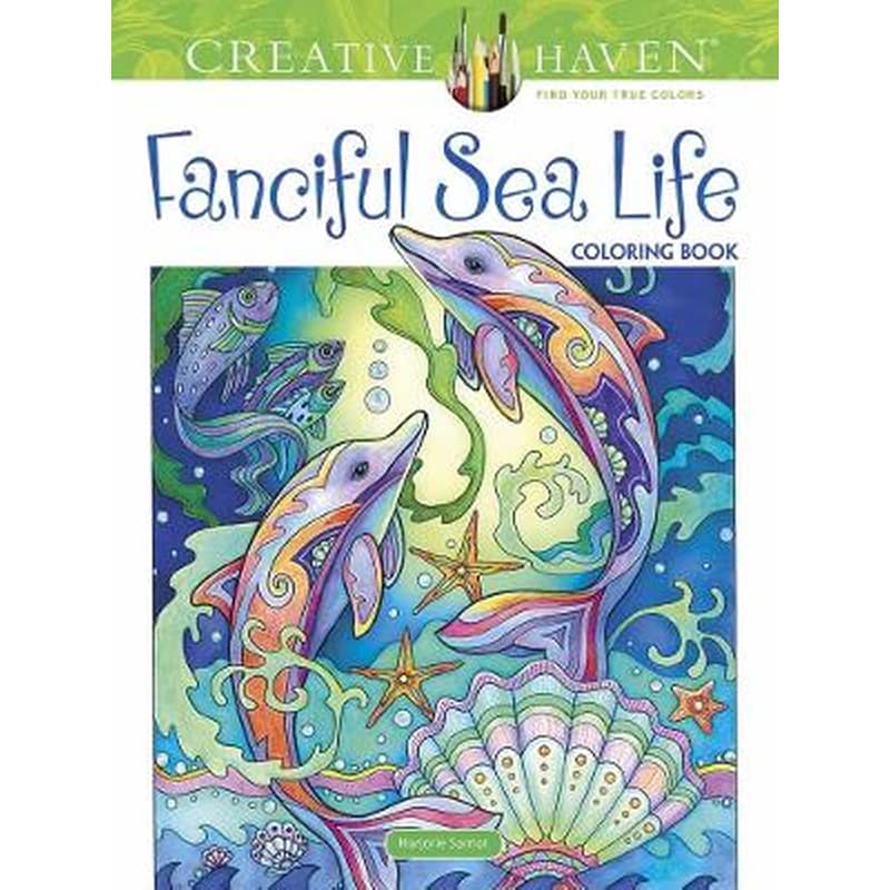 Creative Haven Fanciful Sea Life Coloring Book