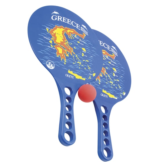 Σετ Ρακέτες Παραλίας με Μπαλάκι 2 τμχ - Μπλε image 1
