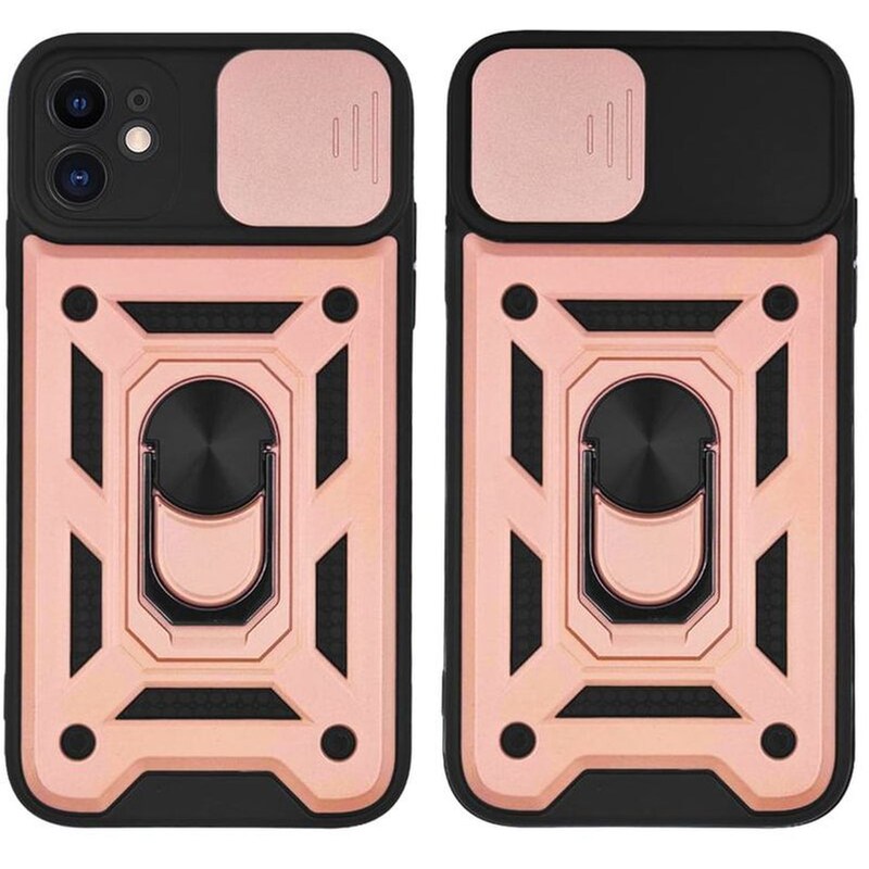 Θήκη Apple iPhone 11 - Sonique Ring Armor Campro - Ροζ Χρυσό SONIQUE