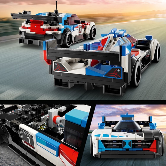 LEGO® Speed Champions BMW M4 GT3 & BMW M Hybrid V8 Race Cars (76922) image 7