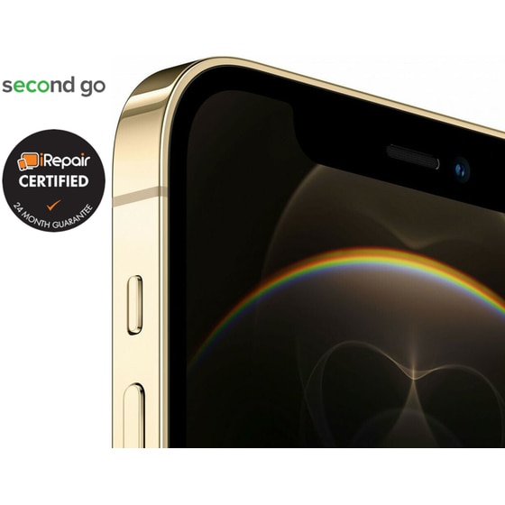 Μεταχειρισμένο Apple iPhone 12 Pro Max 128GB Gold second go Certified by iRepair image 3