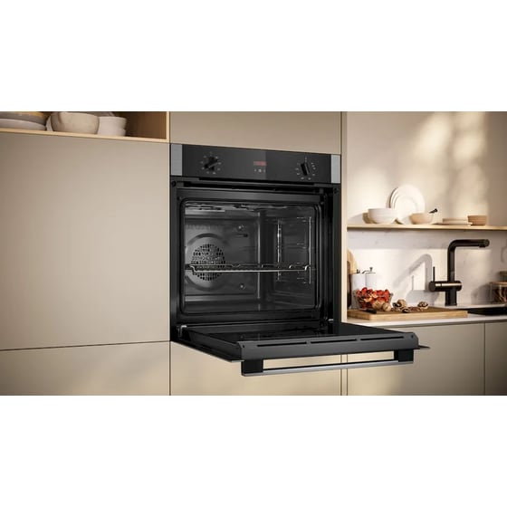 NEFF B1ACC2AN3 71 Lt Inox Εντοιχιζόμενος Φούρνος Άνω Πάγκου image 3