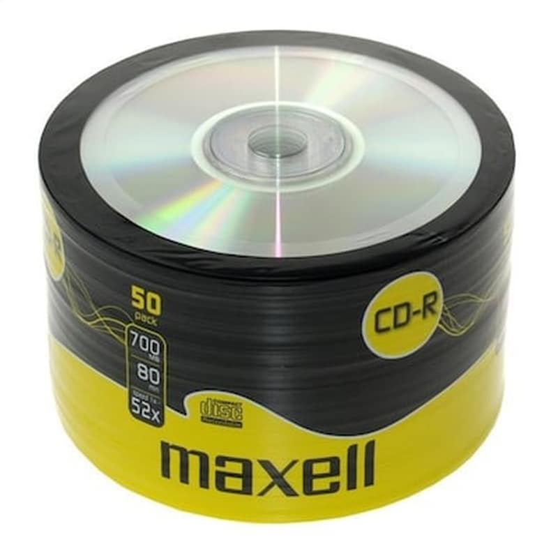 MAXELL Δίσκοι CD/DVD Maxell CD-R 700MB 50τμχ