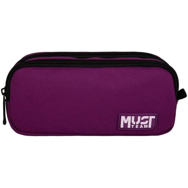 Κασετίνα Βαρελάκι Must Team Monochrome Βιολετί με Λιλά