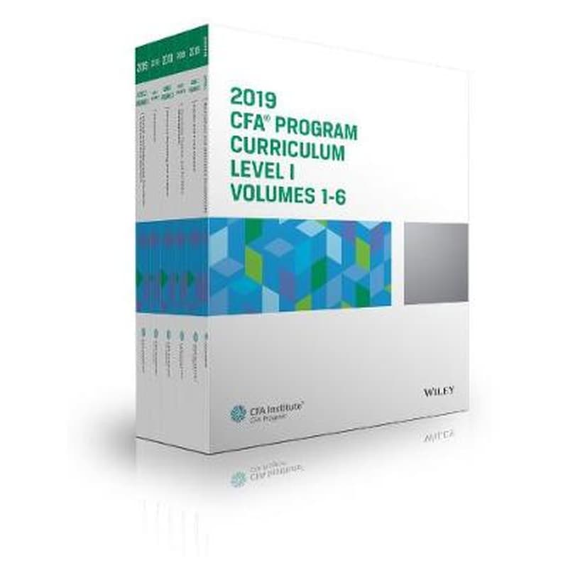 CFA Program Curriculum 2019 Level I Volumes 1-6 Box Set