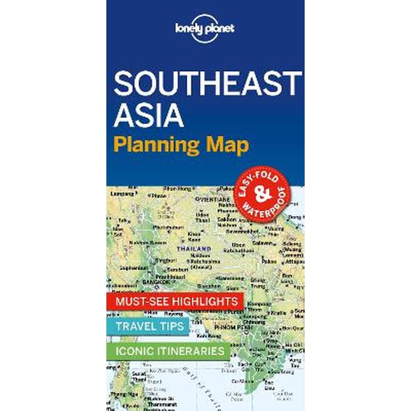 Lonely Planet Southeast Asia Planning Map