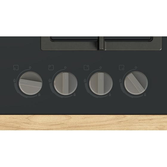 BOSCH PNK6B6K40 59 cm Μαύρο Εστία Αερίου Αυτόνομη image 2