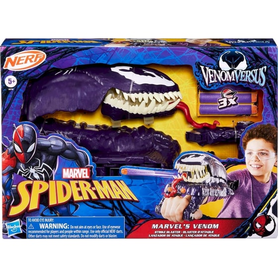 Nerf Εκτοξευτής Marvel Spider-Man VenomVersus: Marvel’s Venom Strike Blaster (G0730) image 0