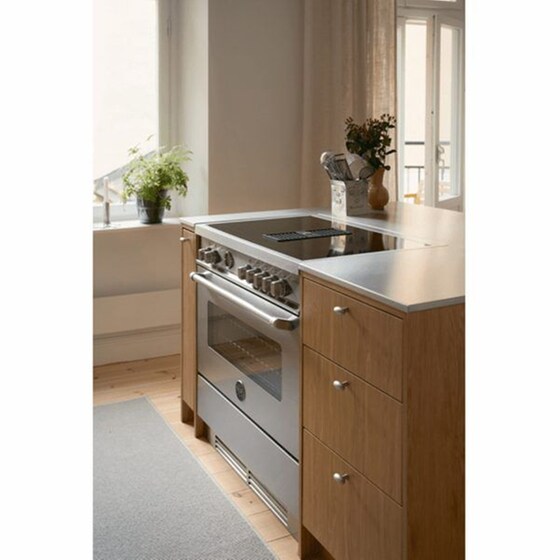 BERTAZZONI MASCH94I1EXT 86 Lt Inox Επαγωγική Ηλεκτρική Κουζίνα με Ενσωματωμένο Απορροφητήρα image 6