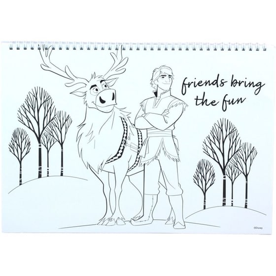 Μπλοκ Ζωγραφικής Gim A4 Frozen Idyllic image 4