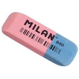 Γόμα Milan Δίχρωμη Κόκκινη Μπλε