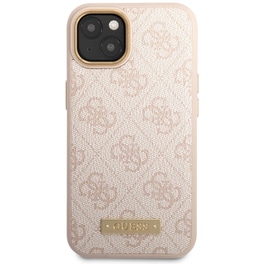 Θήκη Apple iPhone 14 Plus - Guess 4g + Plate Logo Collection Θήκη - Ροζ