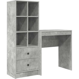 Γραφείο VidaXL 115,5x40x127 cm - Γκρι Σκυροδέματος (2 τεμ.)