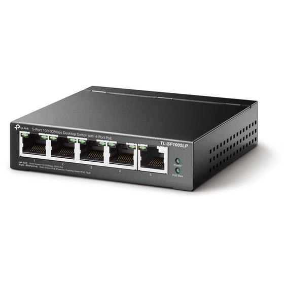 TP-Link TL-SF1005LP Network Switch Unmanaged Fast Ethernet (100 Mbps) 5-Port PoE Support image 2
