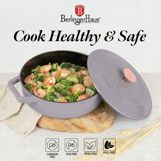 Κατσαρόλα BERLINGER HAUS BH-6527 26 cm 2.75 L Taupe image 3