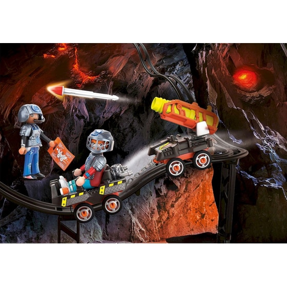 PLAYMOBIL® Dino Rise Μαχητές με όχημα μεταφοράς πυραύλων (70929) image 1
