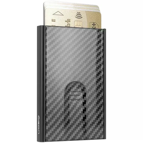 Ανδρικό Πορτοφόλι Καρτών Ogon Designs Slider Μαύρο image 2