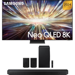 Samsung Neo QLED 65" 8K Mini LED Smart Τηλεόραση 65QN800D + Samsung HW-Q990D/EN Soundbar 656W 11.1.4 - Μαύρο