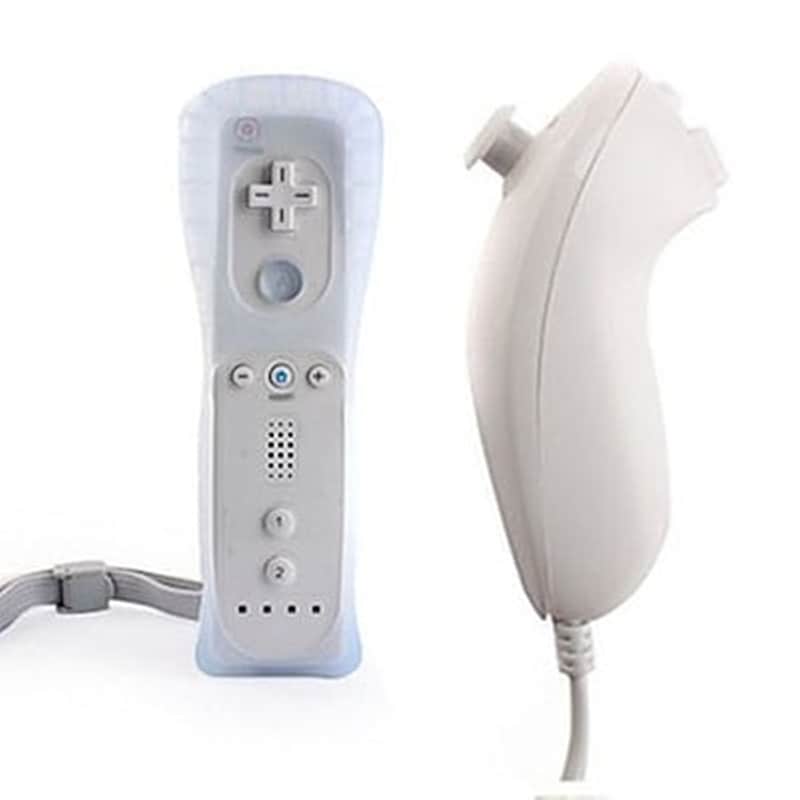 OEM Remote Controller Motion Plus Nunchuck White Oem - Nintendo Wii / Wii U Controller